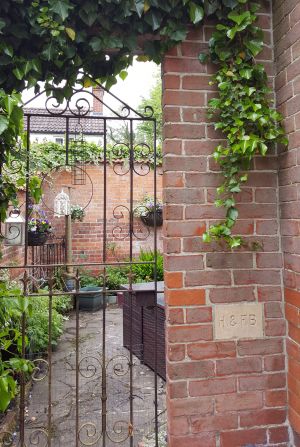 The Entrance to the Courtyard once the Sunday School.